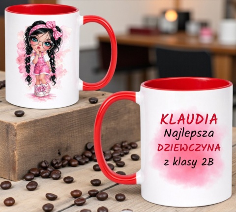 Kubek z nadrukiem Prezent dla DZIEWCZYNY Dzień Kobiet z imieniem