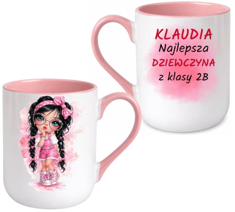 Kubek z nadrukiem Prezent dla DZIEWCZYNY Dzień Kobiet z imieniem