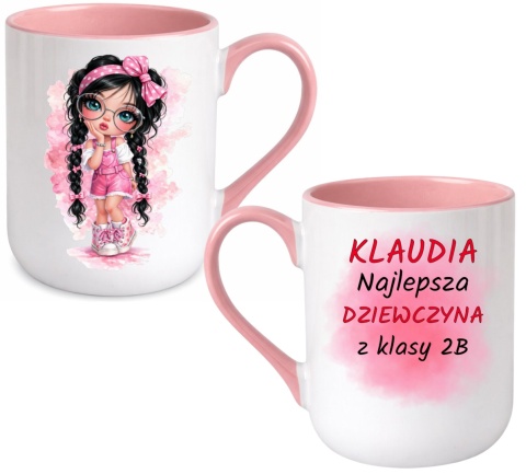 Kubek z nadrukiem Prezent dla DZIEWCZYNY Dzień Kobiet z imieniem