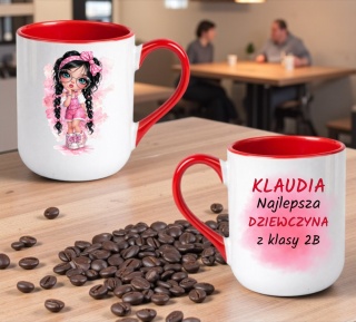 Kubek z nadrukiem Prezent dla DZIEWCZYNY Dzień Kobiet z imieniem