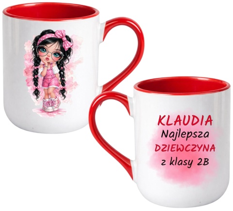 Kubek z nadrukiem Prezent dla DZIEWCZYNY Dzień Kobiet z imieniem