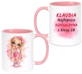 Kubek z nadrukiem Prezent dla DZIEWCZYNY Dzień Kobiet z imieniem