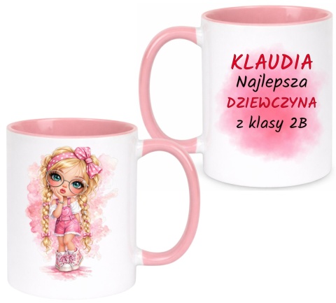Kubek z nadrukiem Prezent dla DZIEWCZYNY Dzień Kobiet z imieniem