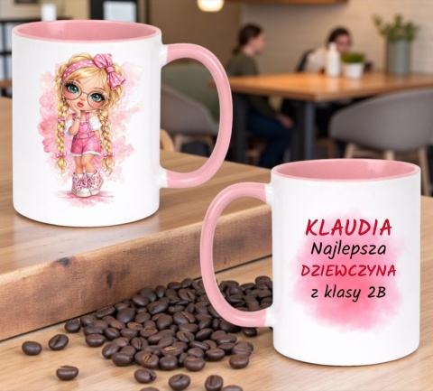 Kubek z nadrukiem Prezent dla DZIEWCZYNY Dzień Kobiet z imieniem