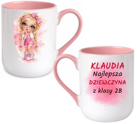 Kubek z nadrukiem Prezent dla DZIEWCZYNY Dzień Kobiet z imieniem