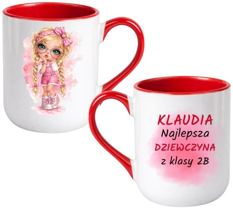 Kubek z nadrukiem Prezent dla DZIEWCZYNY Dzień Kobiet z imieniem