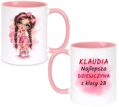 Kubek z nadrukiem Prezent dla DZIEWCZYNY Dzień Kobiet z imieniem