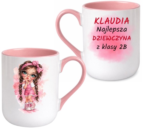 Kubek z nadrukiem Prezent dla DZIEWCZYNY Dzień Kobiet z imieniem