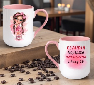 Kubek z nadrukiem Prezent dla DZIEWCZYNY Dzień Kobiet z imieniem