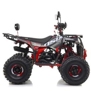 QUAD ASIX COMMANDER 125 4T 1+R automat czerwony