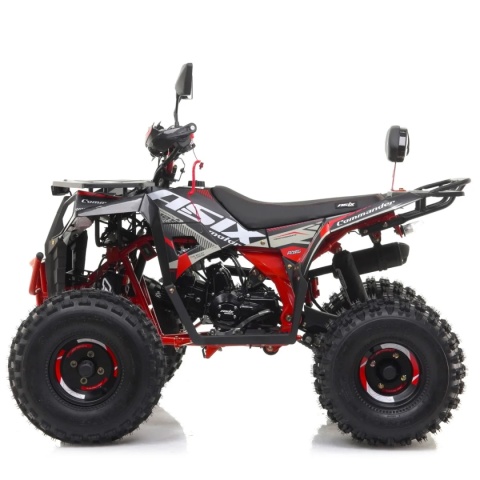 QUAD ASIX COMMANDER 125 4T 1+R automat czerwony