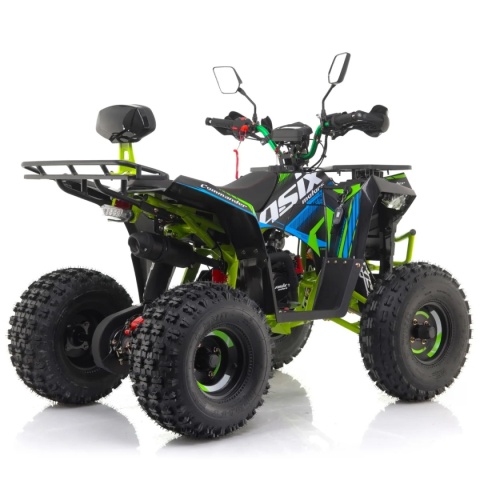 Quad ASIX COMMANDER 125 4T 3+R półautomat zielony