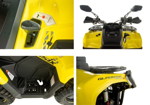 Quad ASIX GLADIATOR 300 4T szary