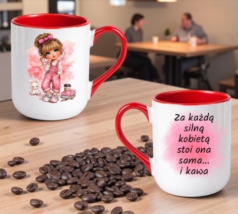 Kubek z nadrukiem prezent Dzień Kobiet urodziny dla Dziewczyny Koleżanki