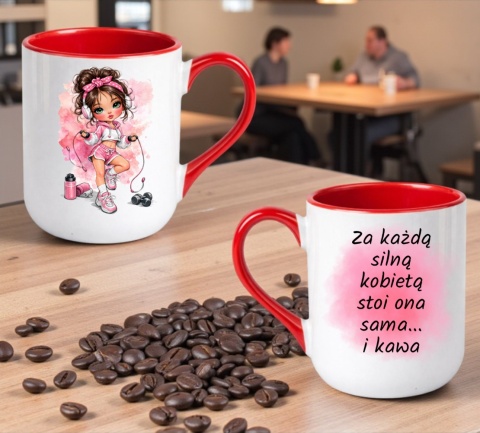 Kubek z nadrukiem prezent Dzień Kobiet urodziny dla Dziewczyny Koleżanki