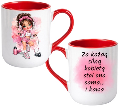 Kubek z nadrukiem prezent Dzień Kobiet urodziny dla Dziewczyny Koleżanki