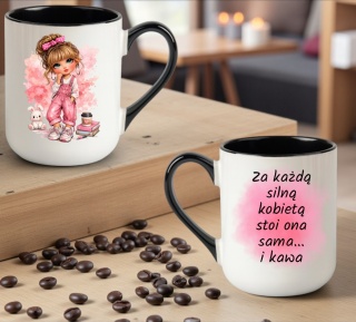 Kubek z nadrukiem prezent Dzień Kobiet urodziny dla Dziewczyny Koleżanki