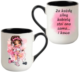 Kubek z nadrukiem prezent Dzień Kobiet urodziny dla Dziewczyny Koleżanki
