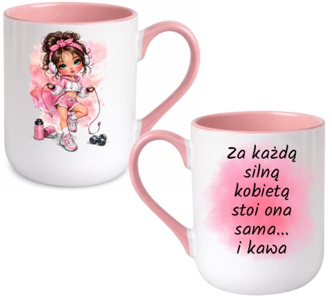 Kubek z nadrukiem prezent Dzień Kobiet urodziny dla Dziewczyny Koleżanki