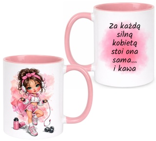Kubek z nadrukiem prezent Dzień Kobiet urodziny dla Dziewczyny Koleżanki