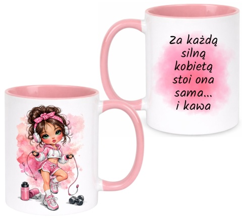 Kubek z nadrukiem prezent Dzień Kobiet urodziny dla Dziewczyny Koleżanki