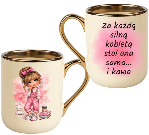 Kubek z nadrukiem prezent Dzień Kobiet urodziny dla Dziewczyny Koleżanki