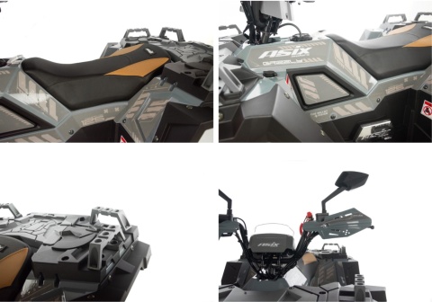 Quad ASIX GRIZZLY 125 4T 3+R półautomat niebieski