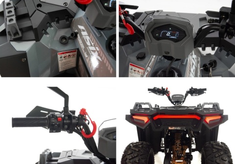 Quad ASIX GRIZZLY 125 4T 3+R półautomat niebieski