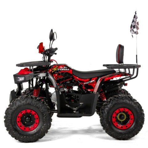 Quad XTR STORM PRO 125 4T 1+R automat czerwony