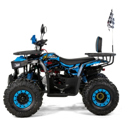 Quad XTR STORM PRO 125 4T 3+R półautomat niebieski