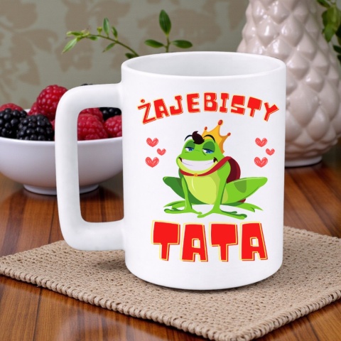 Kubek 400ml DUŻY z nadrukiem prezent Dzień Ojca urodziny dla Taty