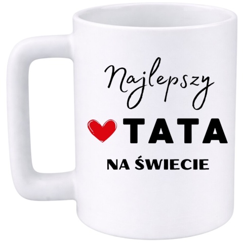 Kubek 400ml DUŻY z nadrukiem prezent Dzień Ojca urodziny dla Taty