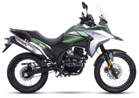 Motocykl Junak RX 125 ABS zielony