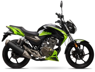 Motocykl Junak RACER 125 czarno-zielony