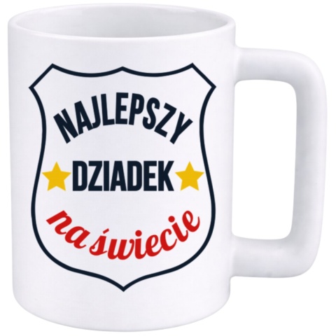 Kubek 400ml DUŻY z nadrukiem prezent Dzień Dziadka Dziadek urodziny