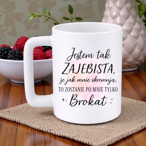 Kubek 400ml DUŻY z nadrukiem prezent Dzień Kobiet dla Koleżanki Dziewczyny
