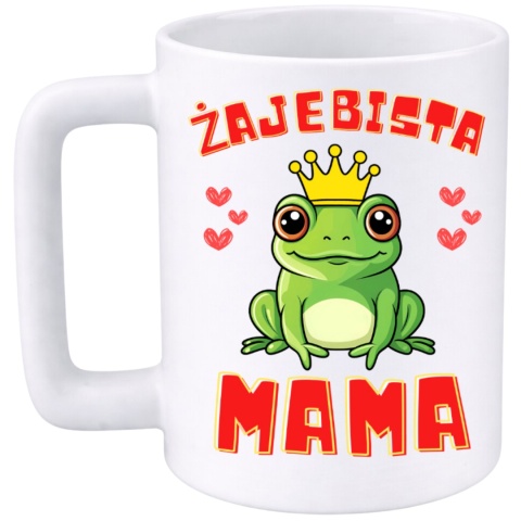 Kubek 400ml DUŻY z nadrukiem prezent Dzień Matki Mama urodziny
