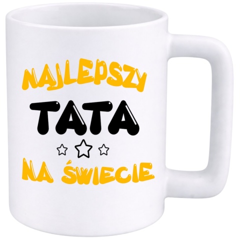 Kubek 400ml DUŻY z nadrukiem prezent Dzień Ojca urodziny dla Taty