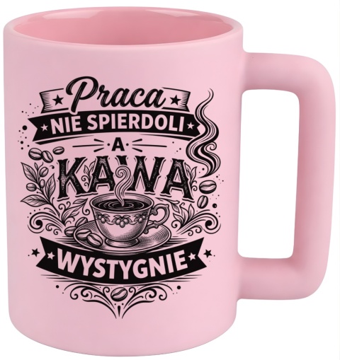 Kubek 400ml DUŻY z nadrukiem prezent dla Koleżanki z pracy Dziewczyny Mamy