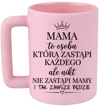 Kubek 400ml DUŻY z nadrukiem prezent dla MAMY Dzień Matki Mama Teściowa