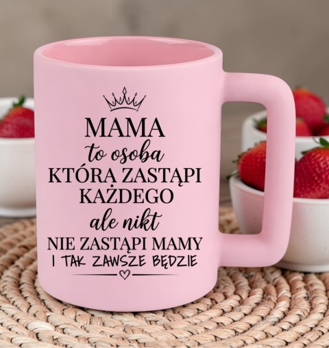 Kubek 400ml DUŻY z nadrukiem prezent dla MAMY Dzień Matki Mama Teściowa