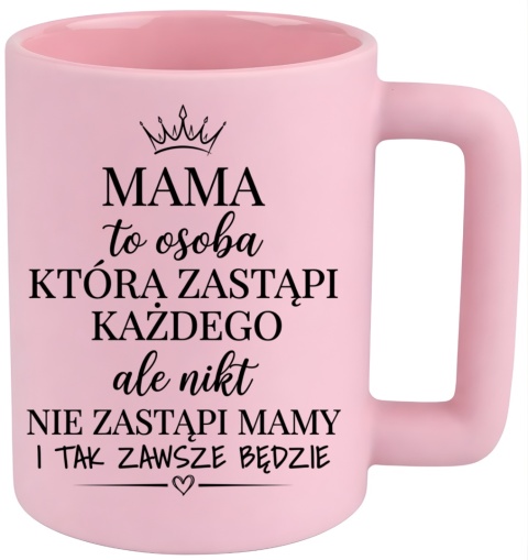Kubek 400ml DUŻY z nadrukiem prezent dla MAMY Dzień Matki Mama Teściowa