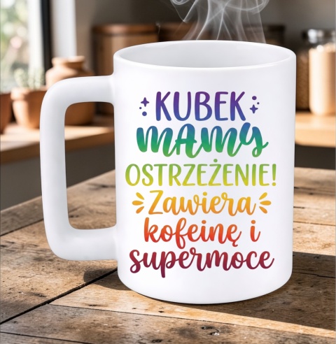 Kubek 400ml DUŻY z nadrukiem prezent dla MAMY Dzień Matki Mama Teściowa