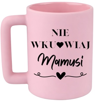 Kubek 400ml DUŻY z nadrukiem prezent dla MAMY Dzień Matki Mama Teściowa