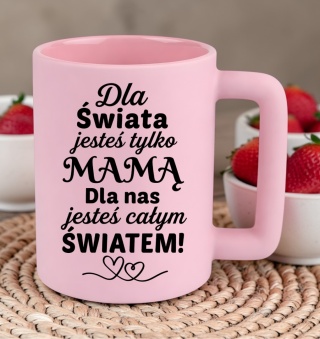 Kubek 400ml DUŻY z nadrukiem prezent dla MAMY Dzień Matki Mama Teściowa