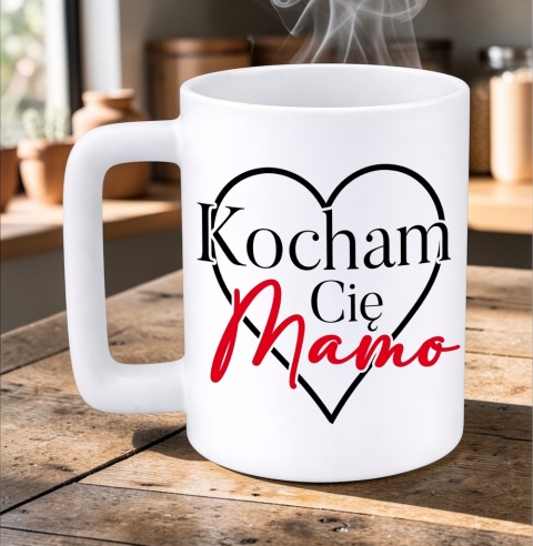 Kubek 400ml DUŻY z nadrukiem prezent dla MAMY Dzień Matki Mama Teściowa