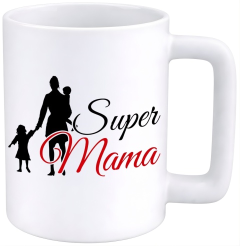 Kubek 400ml DUŻY z nadrukiem prezent dla MAMY Dzień Matki Mama Teściowa