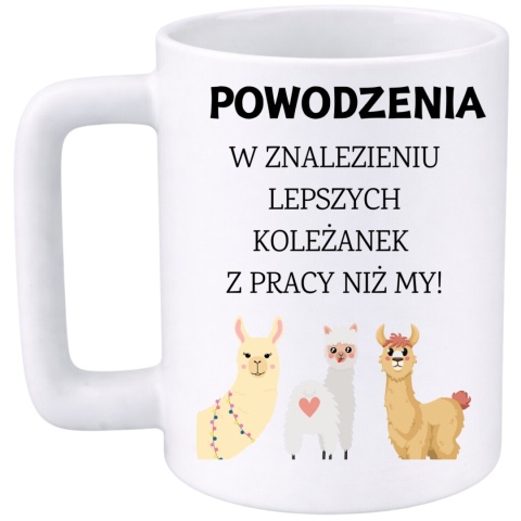 Kubek 400ml DUŻY z nadrukiem prezent na pożegnanie odejście z pracy
