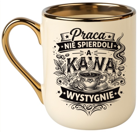Kubek Premium z nadrukiem śmieszny prezent dla Koleżanki Kolegi z pracy