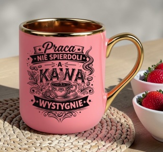 Kubek Premium z nadrukiem śmieszny prezent dla Koleżanki z pracy Szefowej